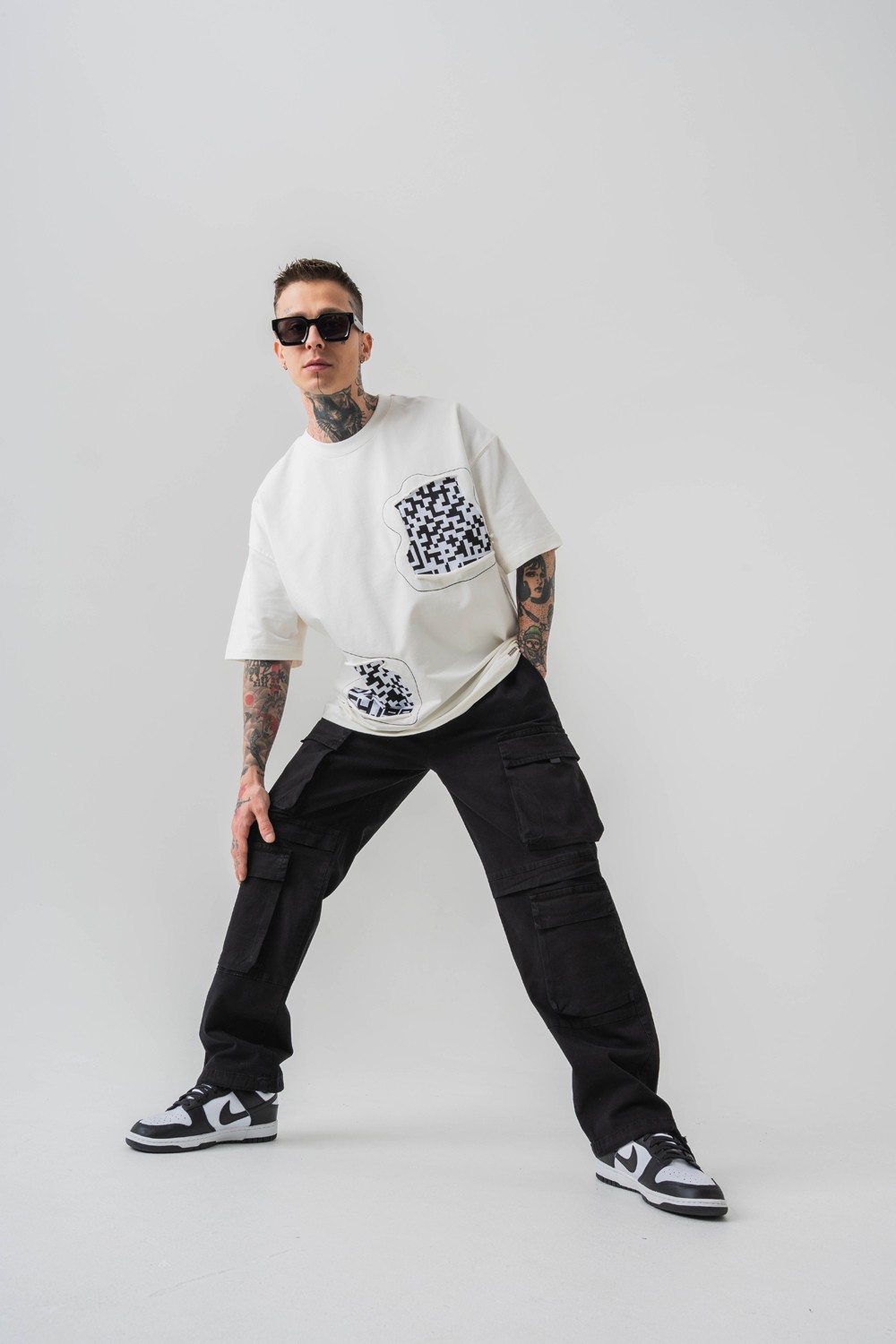QR Code Oversize T-shirt