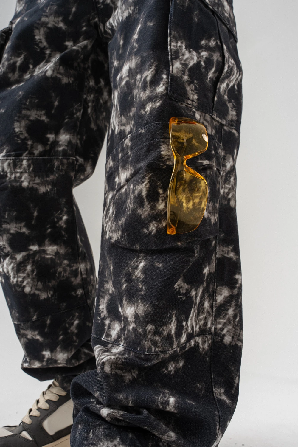 Camouflage Kargo Cep Detaylı Baggy Pantolon