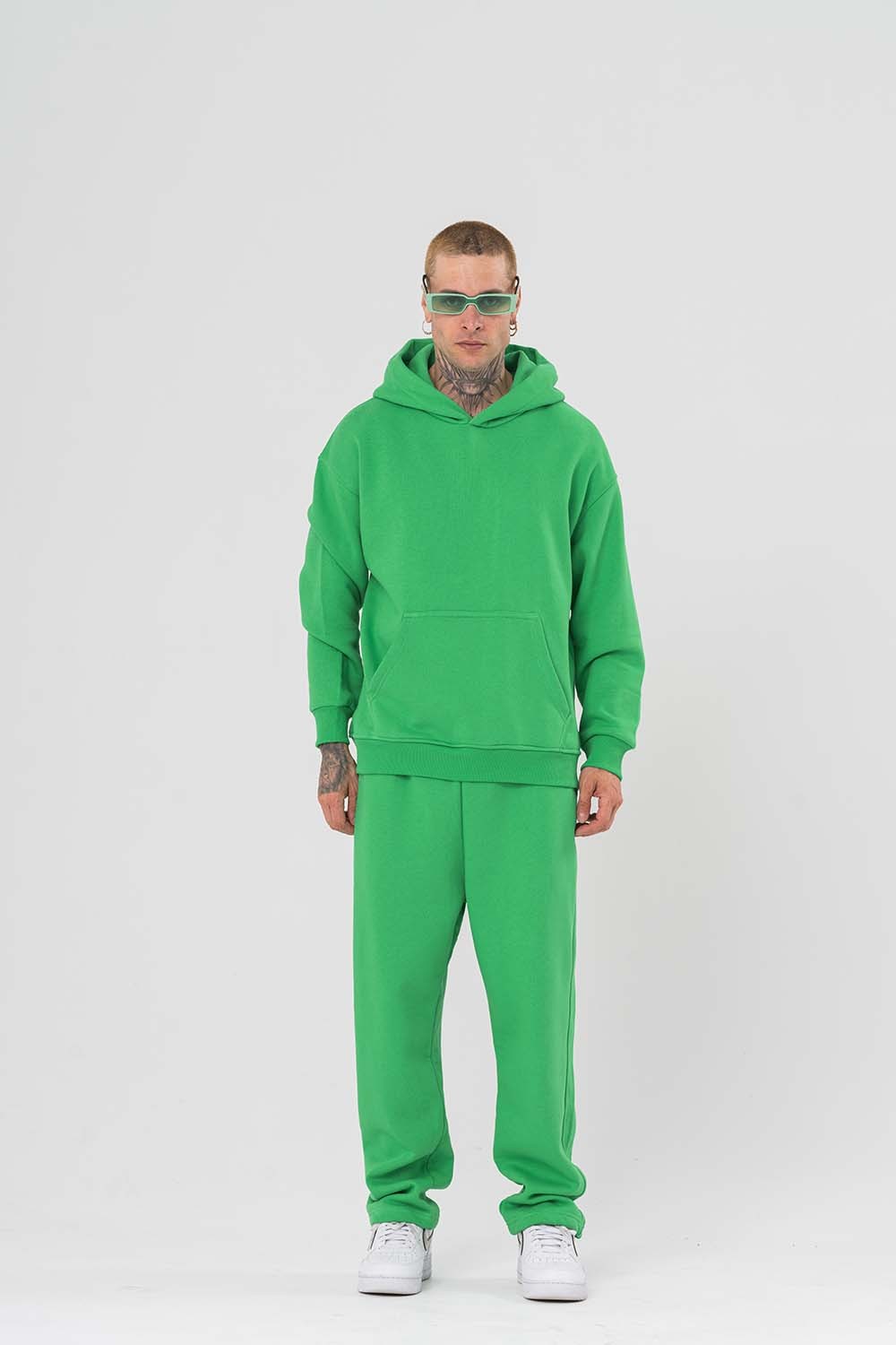 Basic Şardonlu Baggy Eşofman Alt