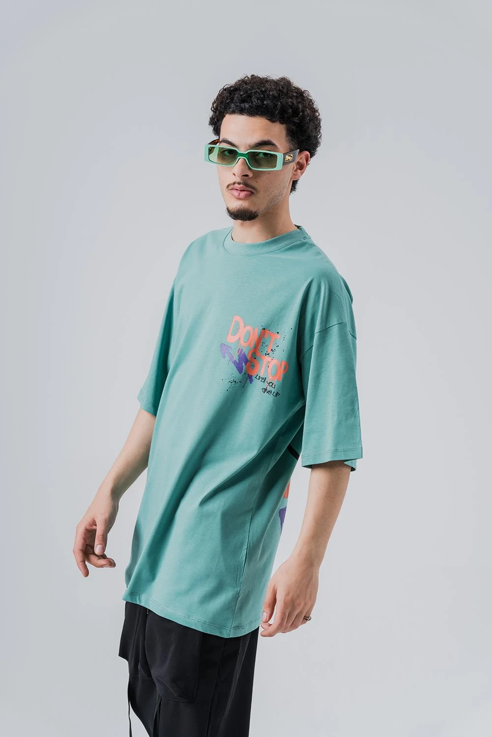 Dont Taz  Bisiklet Yaka Oversize T-shirt