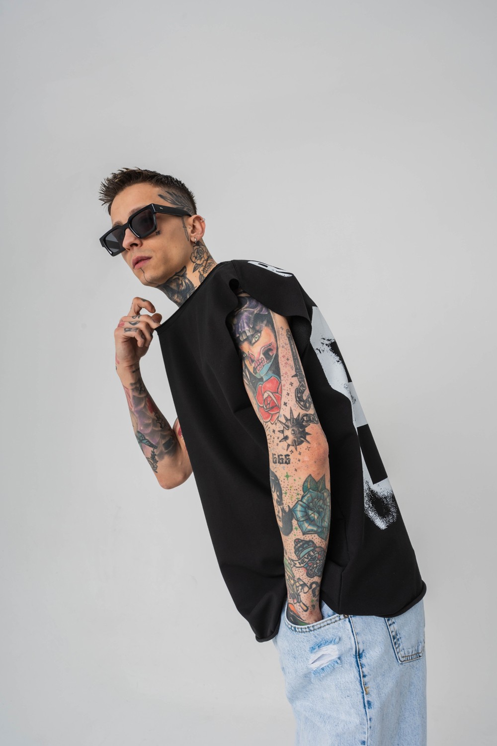 Raw Energy Kolsuz Oversize T-shirt