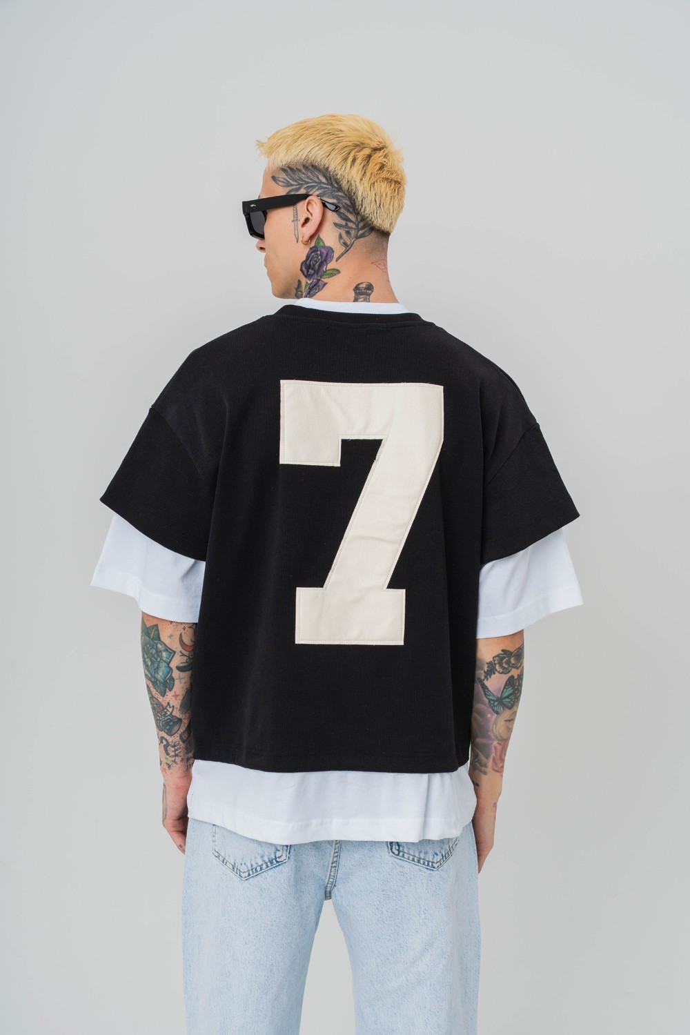Patriot 7 Premium Oversize Birleşik Crop ve T-shirt