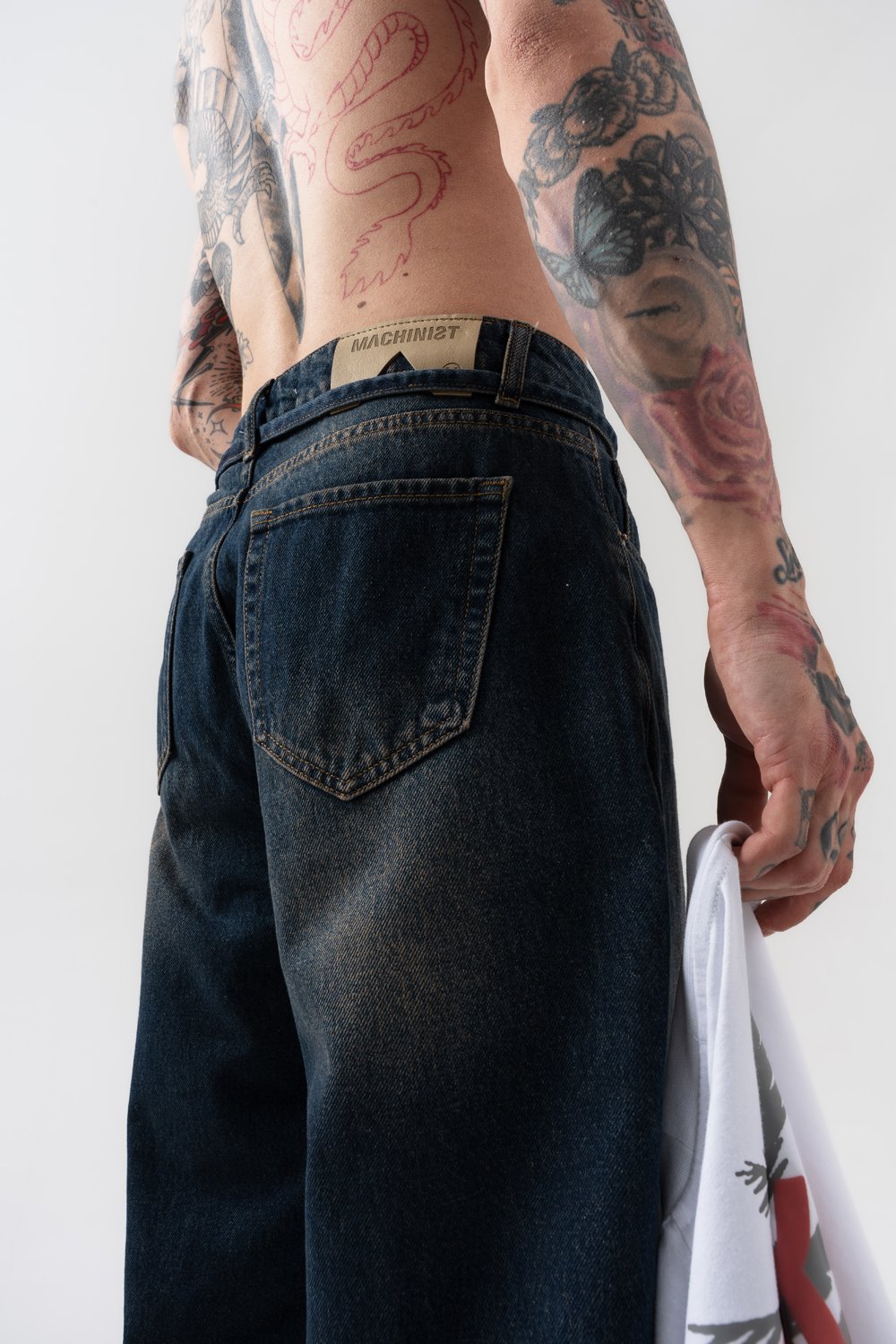 Ghostline Jean Baggy Pantolon