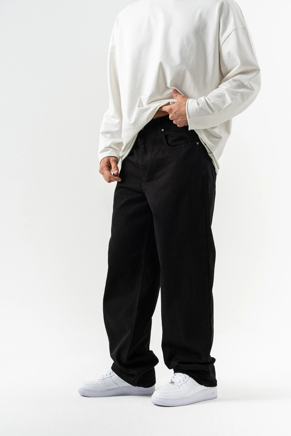 Nightgrid Jean Baggy Pantolon