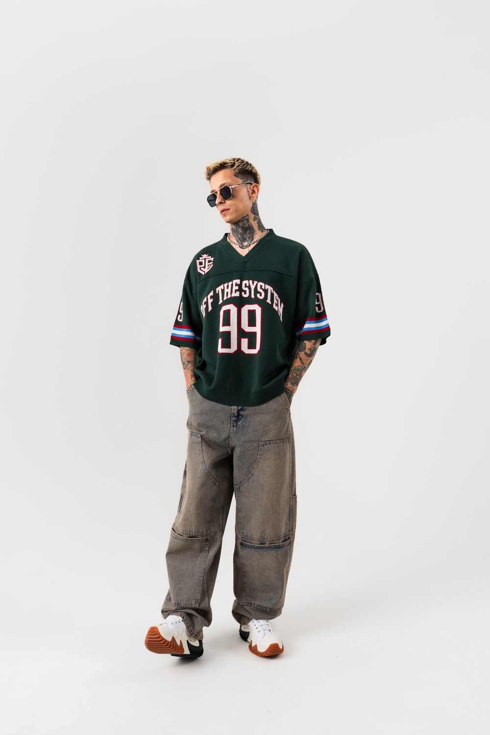 Off The System 99 Knit Oversize Triko T-shirt 