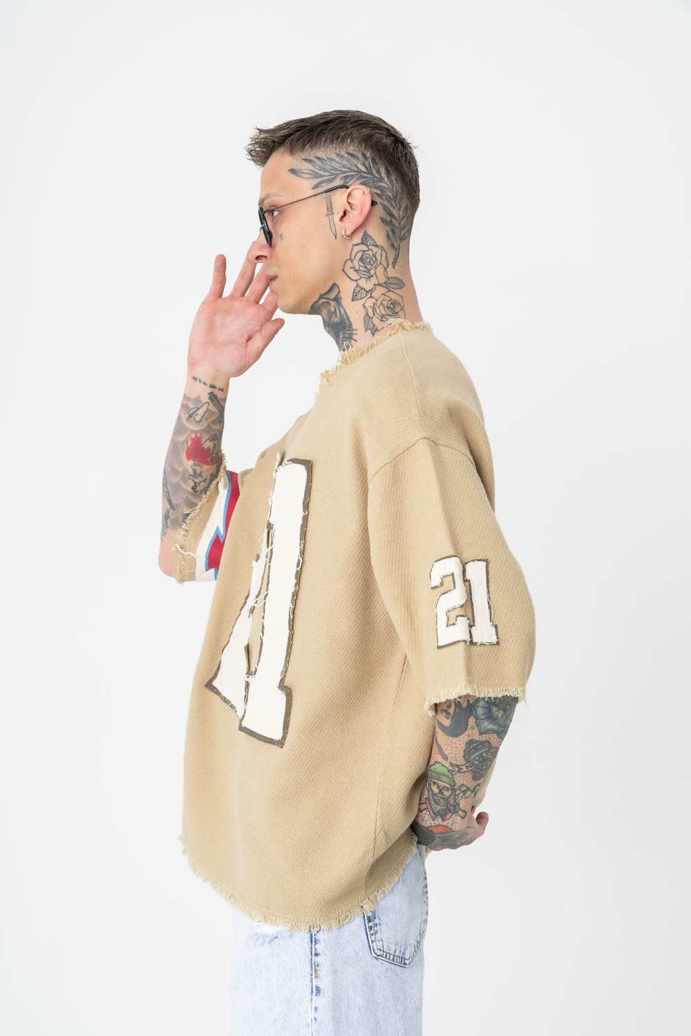 Wicker 21 Pis Dikiş Oversize Koton T-shirt