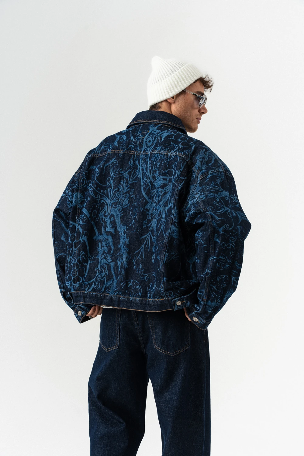 Angel Double Cep Detaylı Jean Ceket