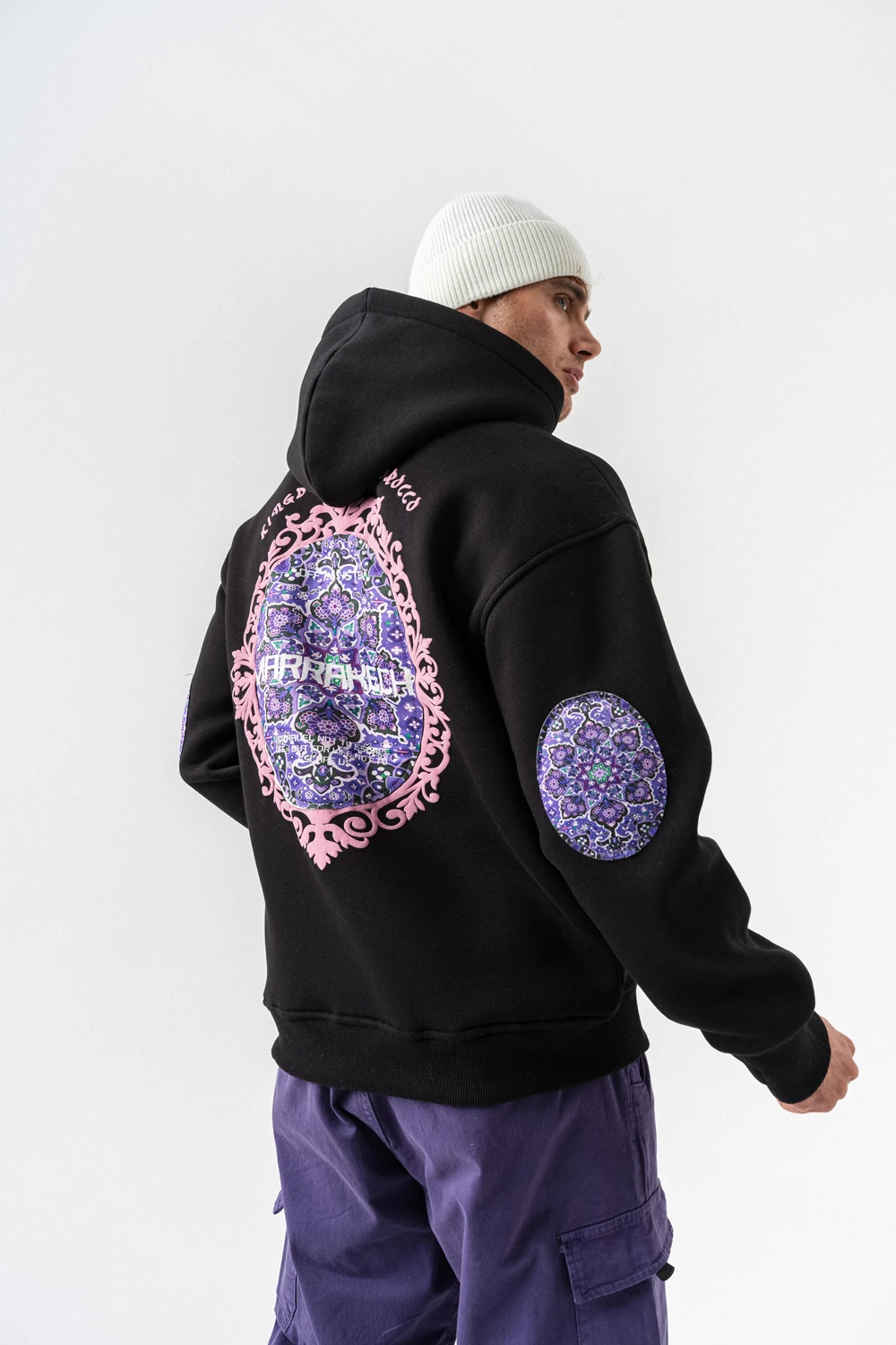 Marrakech Nakış ve Patch Detay Sweatshirt Hoodie