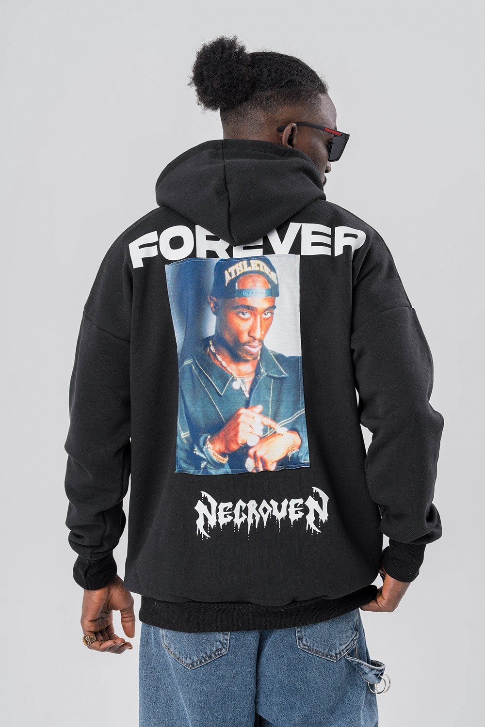 Forever 2pac Kapüşonlu Sweatshirt