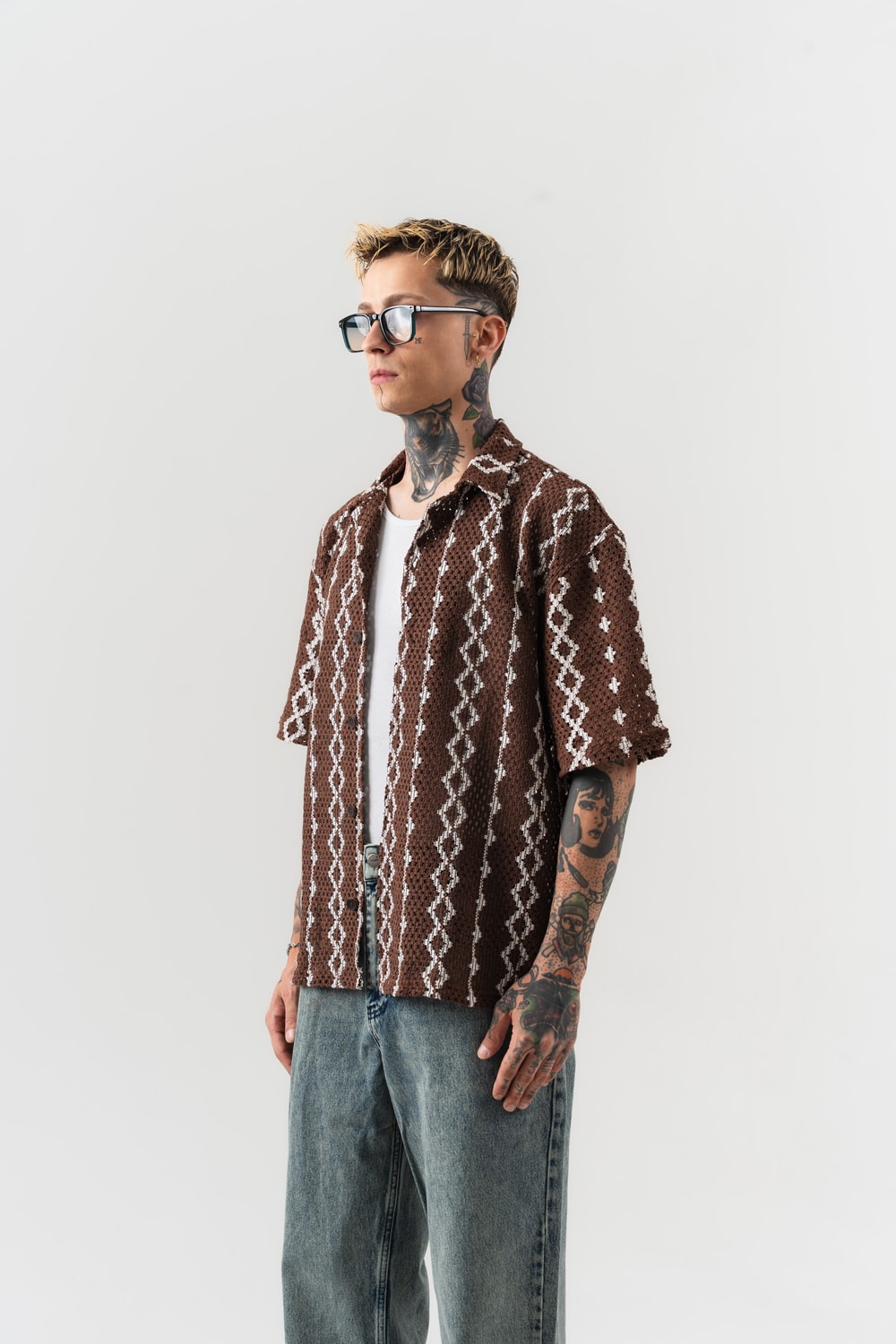 Rawcut Knit Triko Gömlek