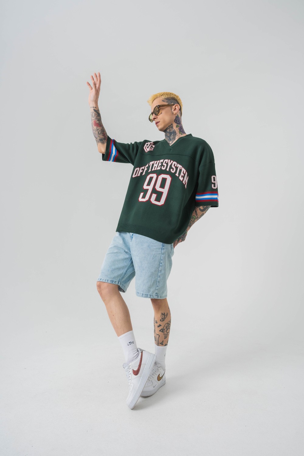 Off The System 99 Knit Oversize Triko T-shirt 