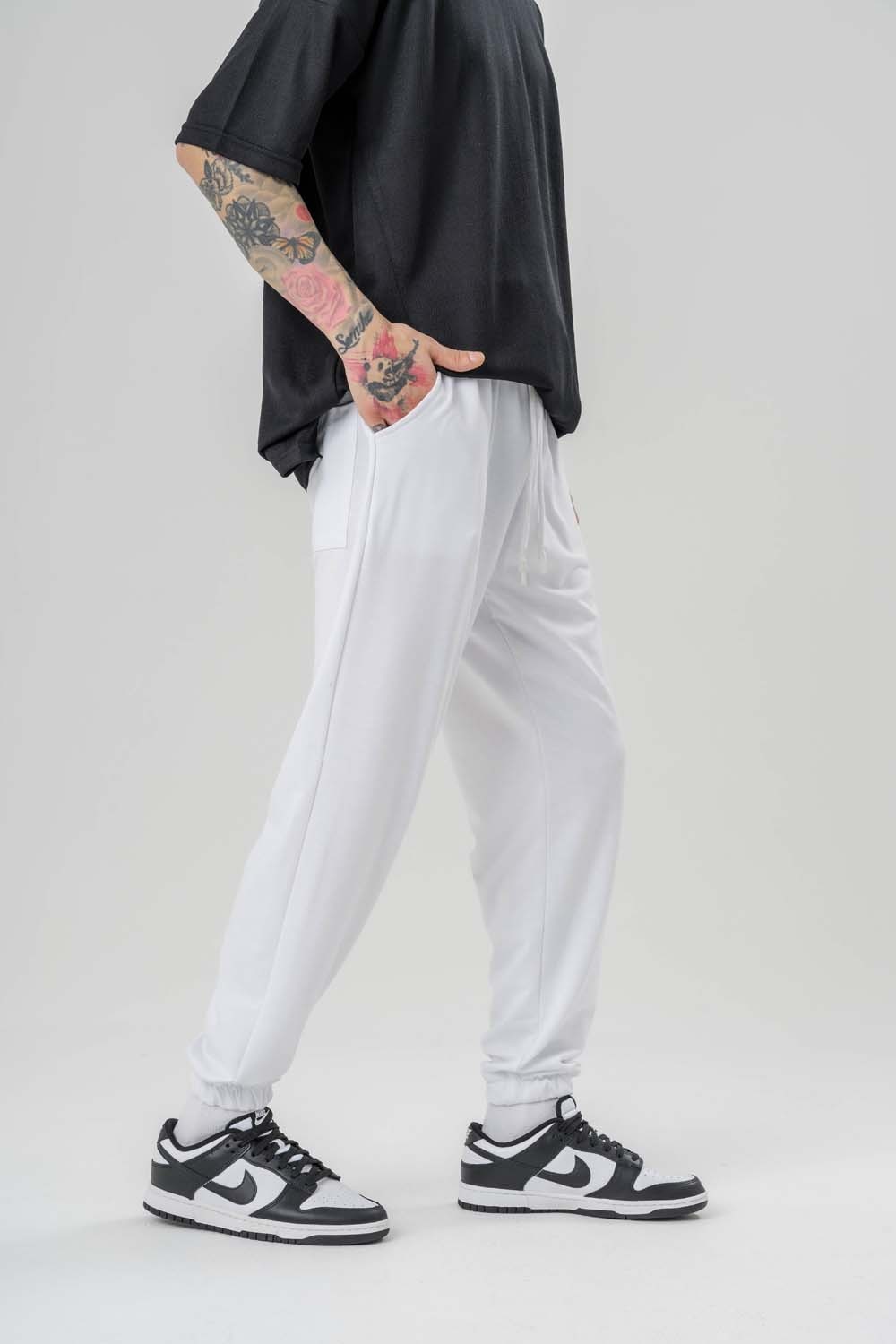Basic Bel ve Paça Lastikli Jogger Eşofman Alt