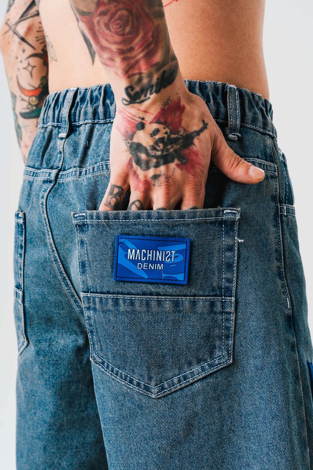 Urban Drip Jean Oversize Şort