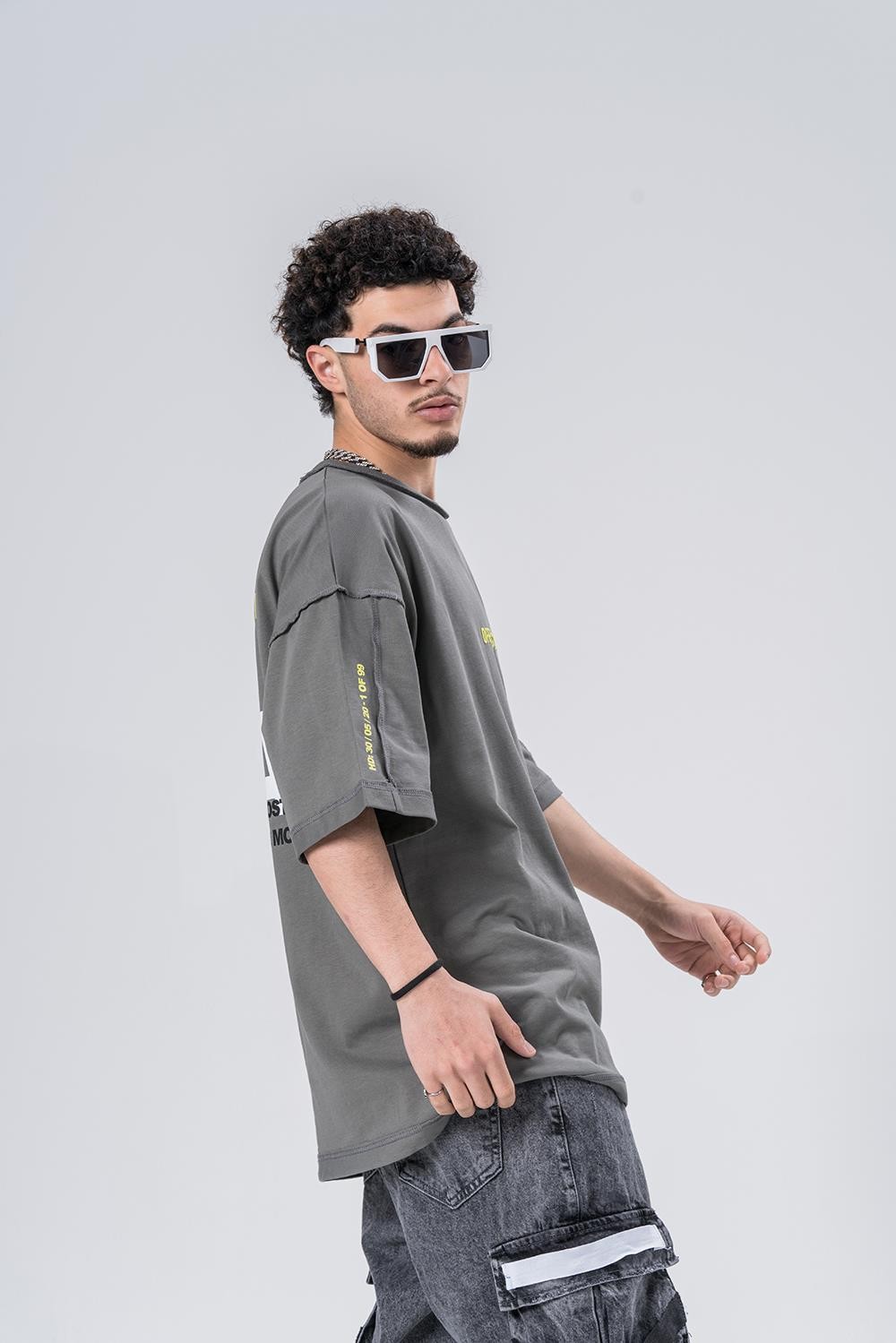 What Bisiklet Yaka Oversize T-shirt