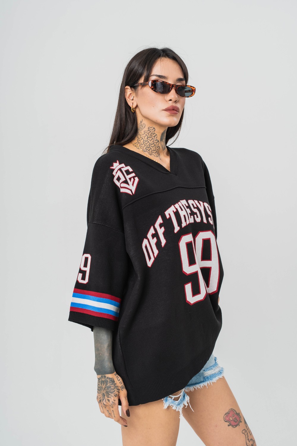 Off The System 99 Knit Oversize Triko T-shirt 