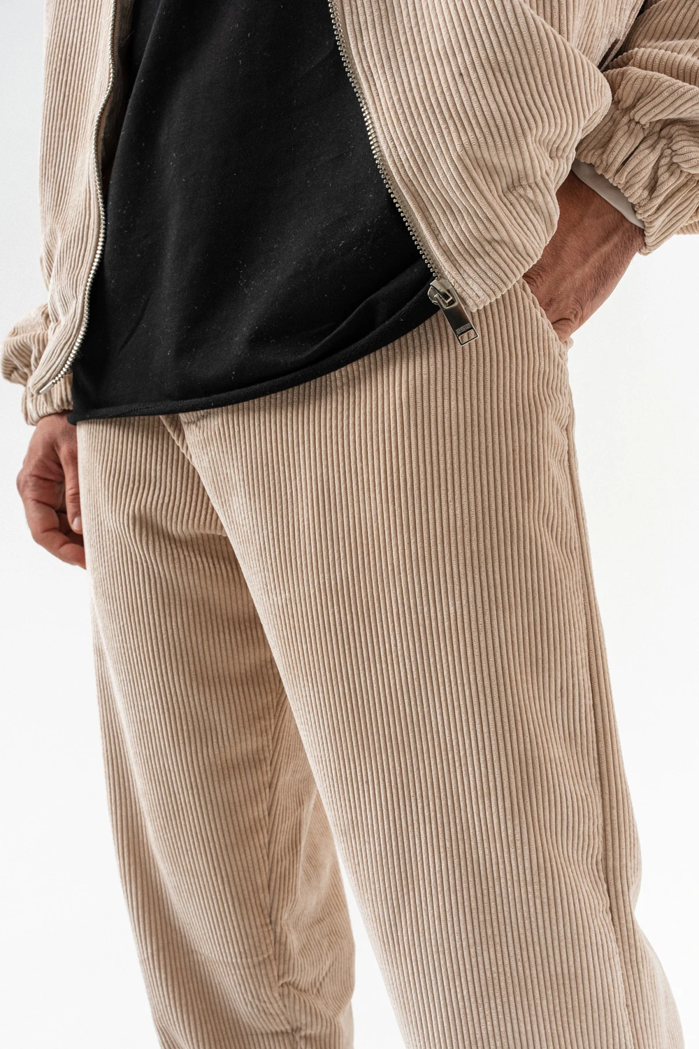 Crossway Kadife Baggy Pantolon