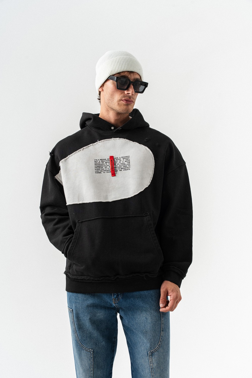 Fishborn Patch Detaylı Sweatshirt Hoodie