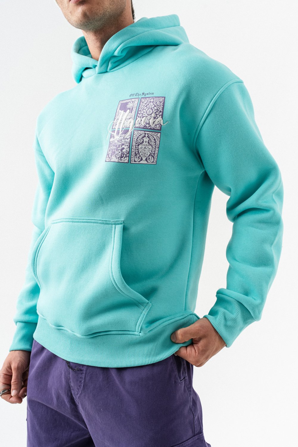 Algeria Nakış ve Patch Detay Sweatshirt Hoodie