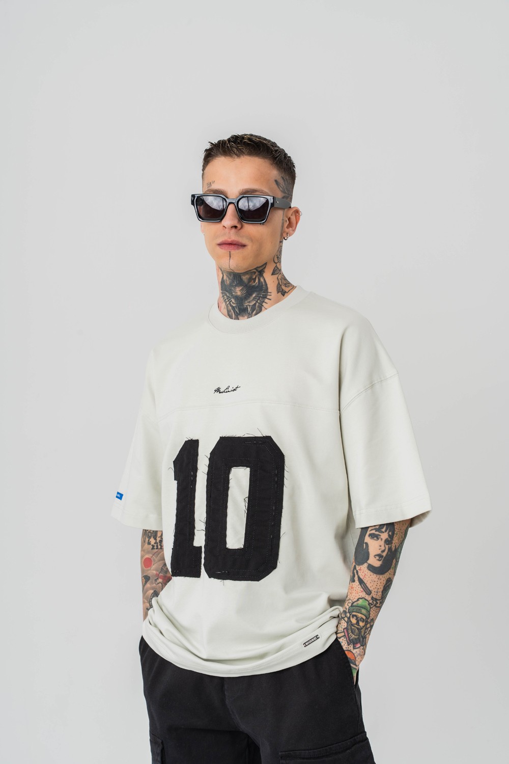 Armando 10  Patch Detaylı Oversize T-shirt