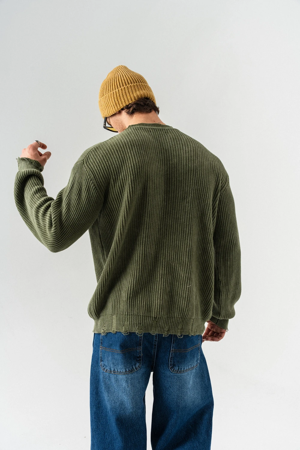 Dailytone Bisiklet Yaka Retro Triko Kazak