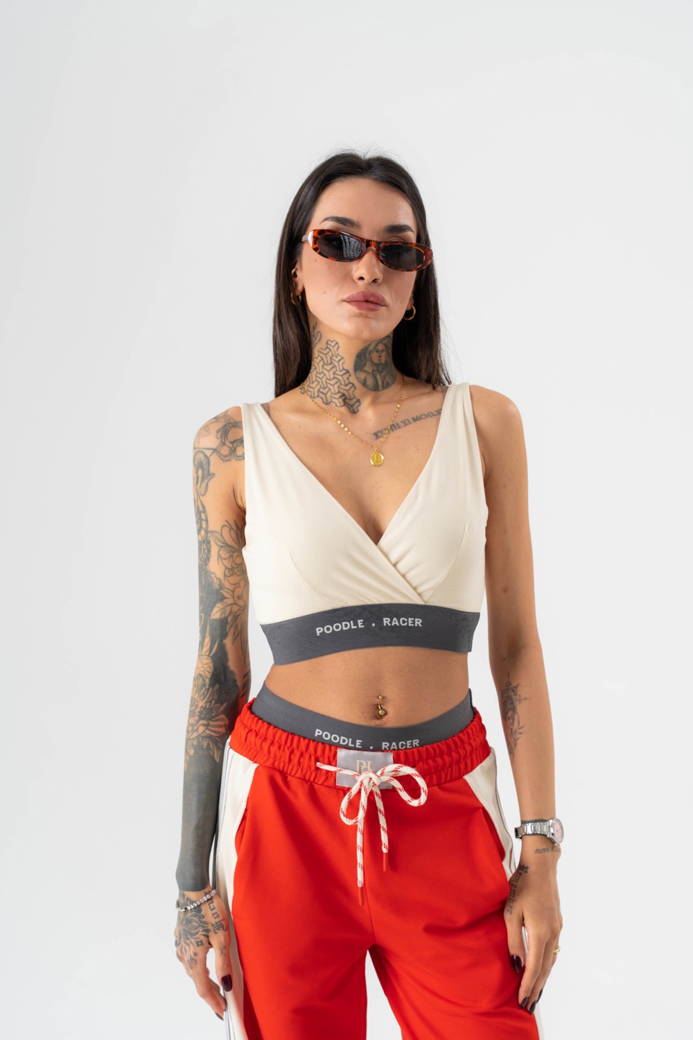 Wild Ease Crop ve Kapüşonlu T-shirt Bir Arada İkili Set