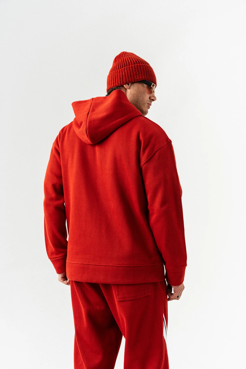 Frameline Fermuarlı Sweatshirt Hoodie ve Baggy Eşofman Takımı