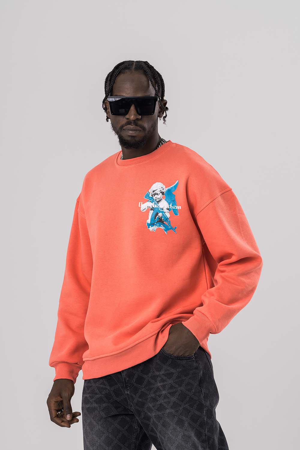 Miracle Bisiklet Yaka Sweatshirt