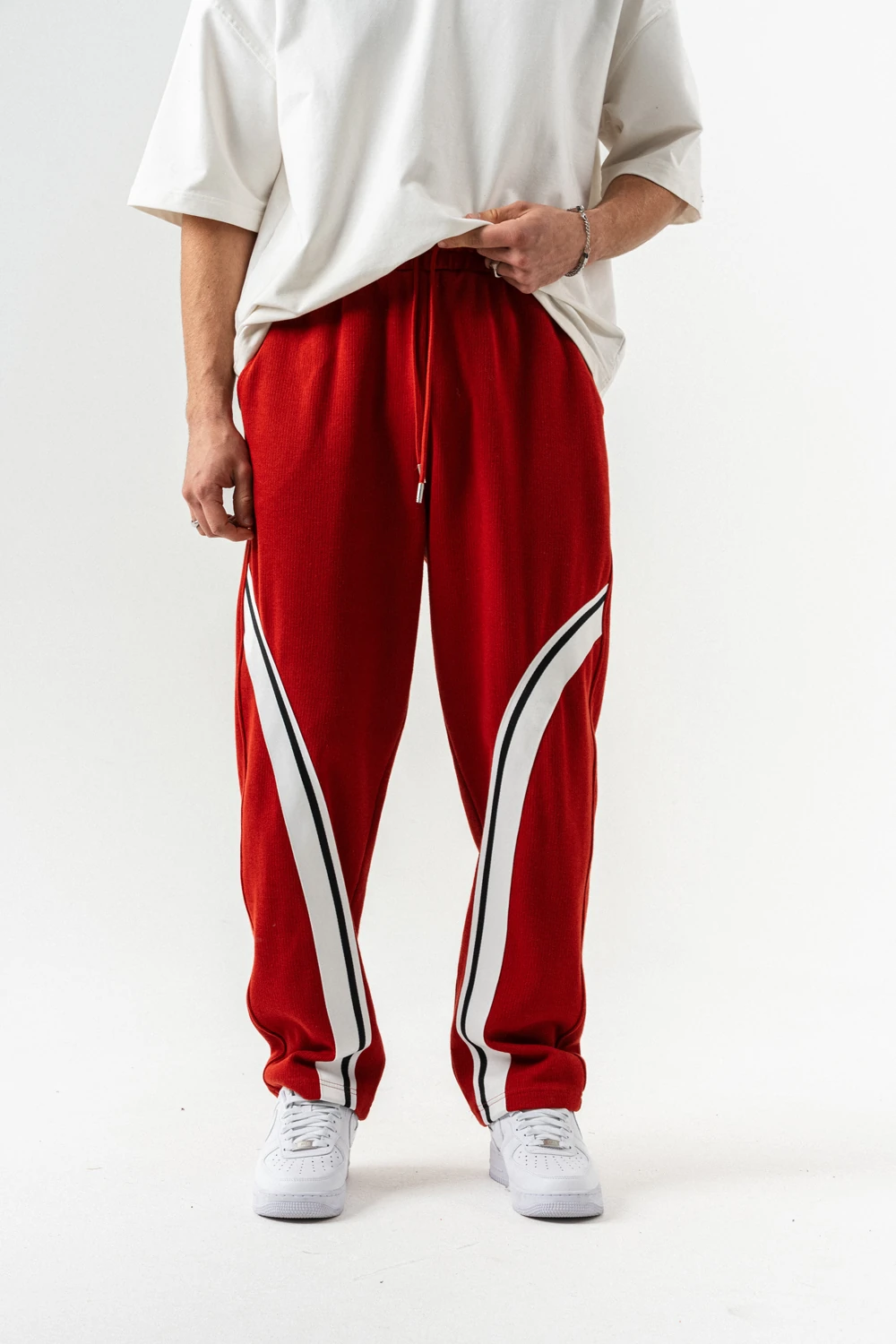 Frameline Fermuarlı Sweatshirt Hoodie ve Baggy Eşofman Takımı