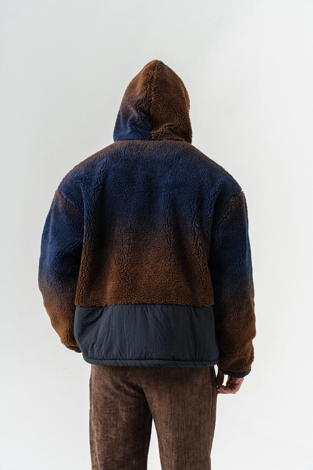 Grayscale Fermuarlı Polar Mont