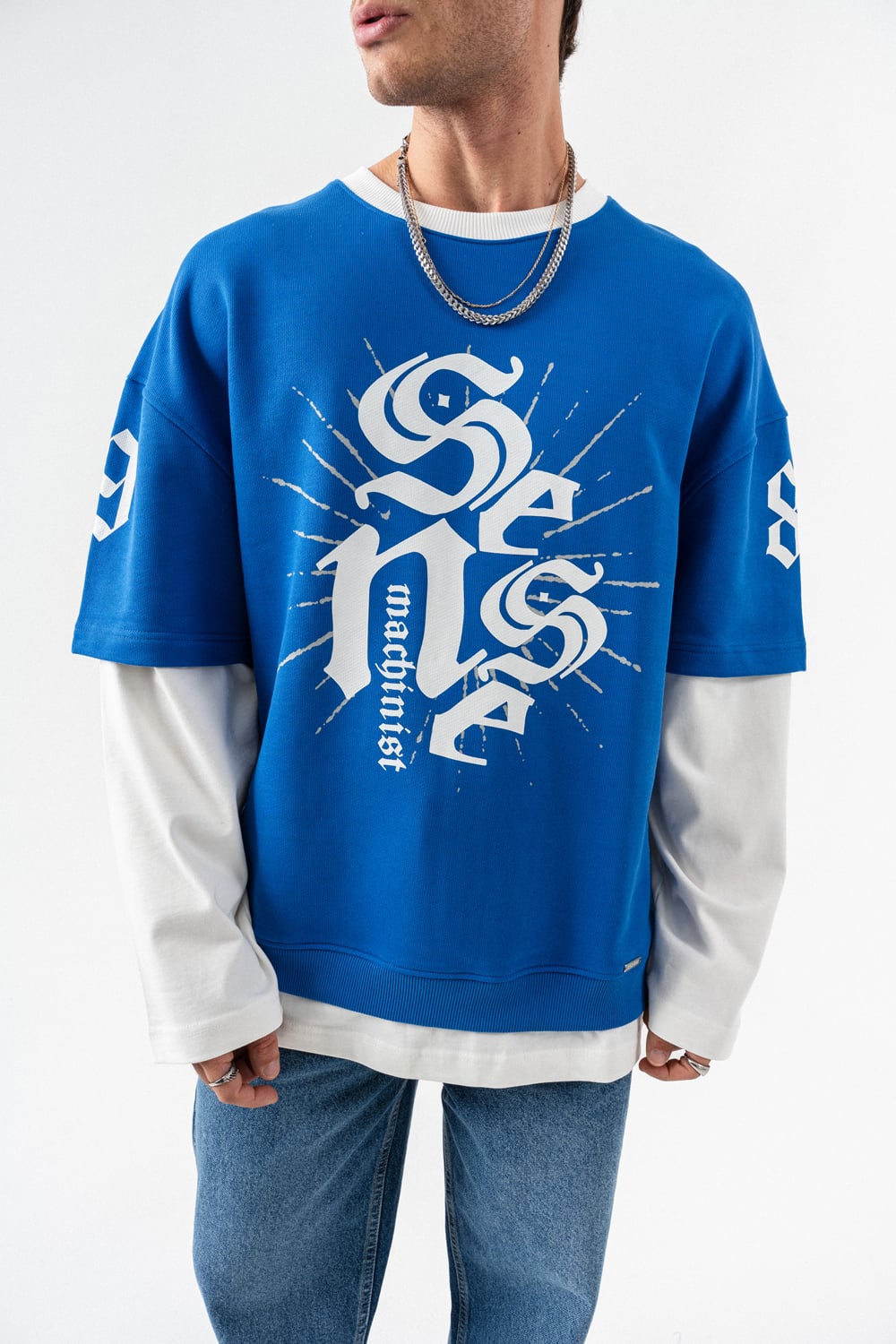 Social Uniform Bisiklet Yaka Sweatshirt