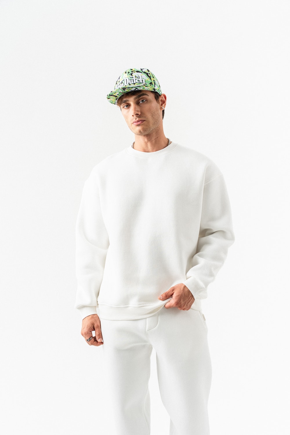 Overcast Bisiklet Yaka Sweatshirt