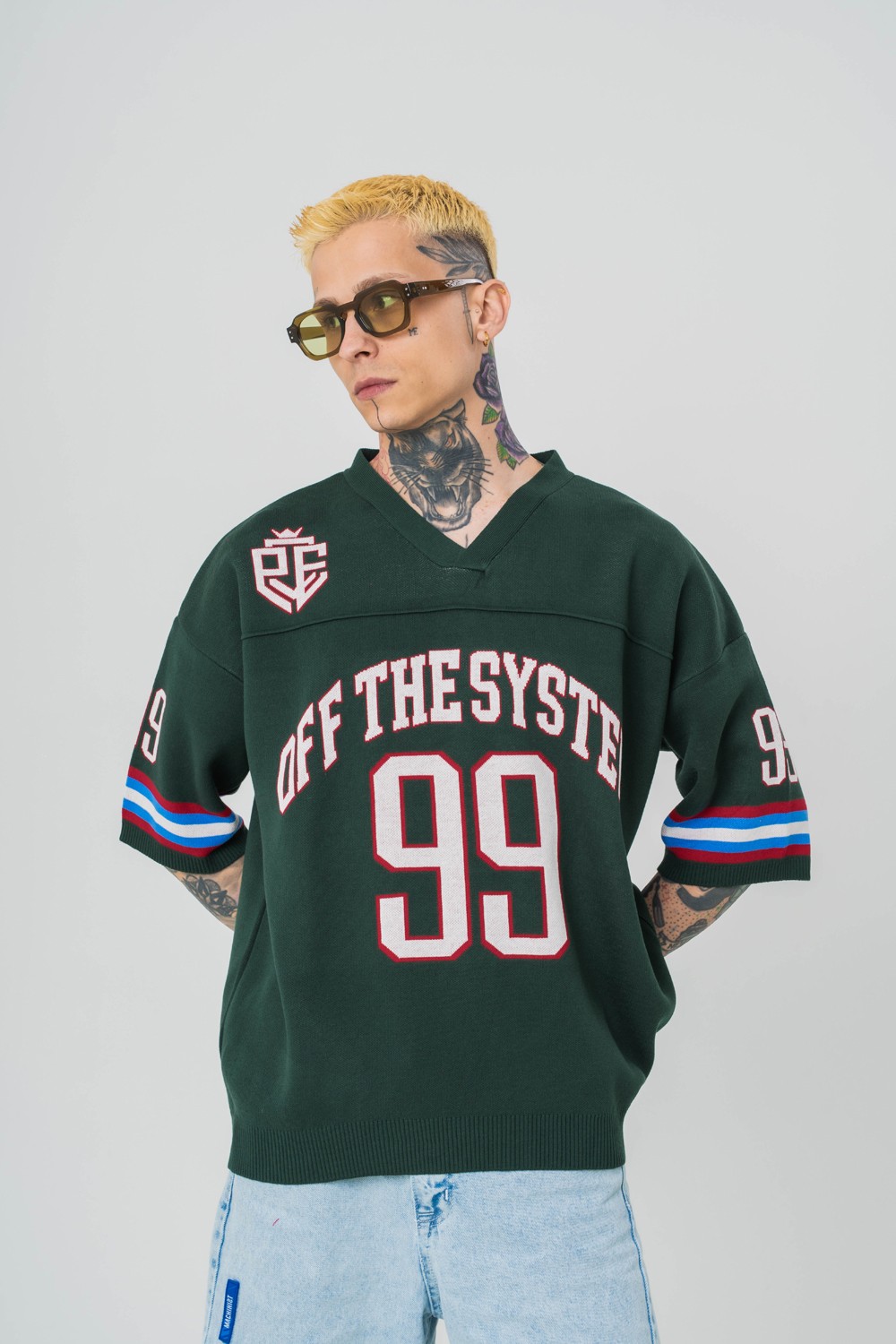 Off The System 99 Knit Oversize Triko T-shirt 