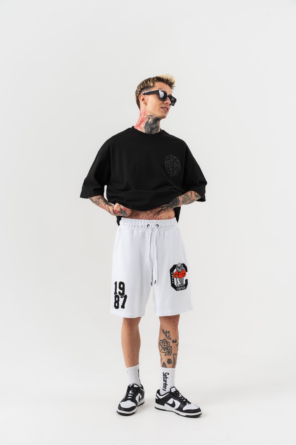 Noirline Oversize T-shirt - Siyah