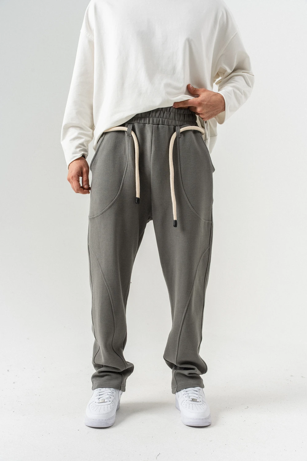 Hardpulse Halat Detaylı Baggy Eşofman Alt