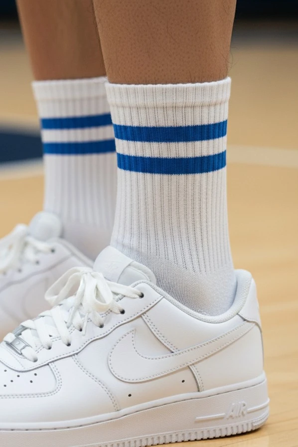 Two Line Çorap - Mavi