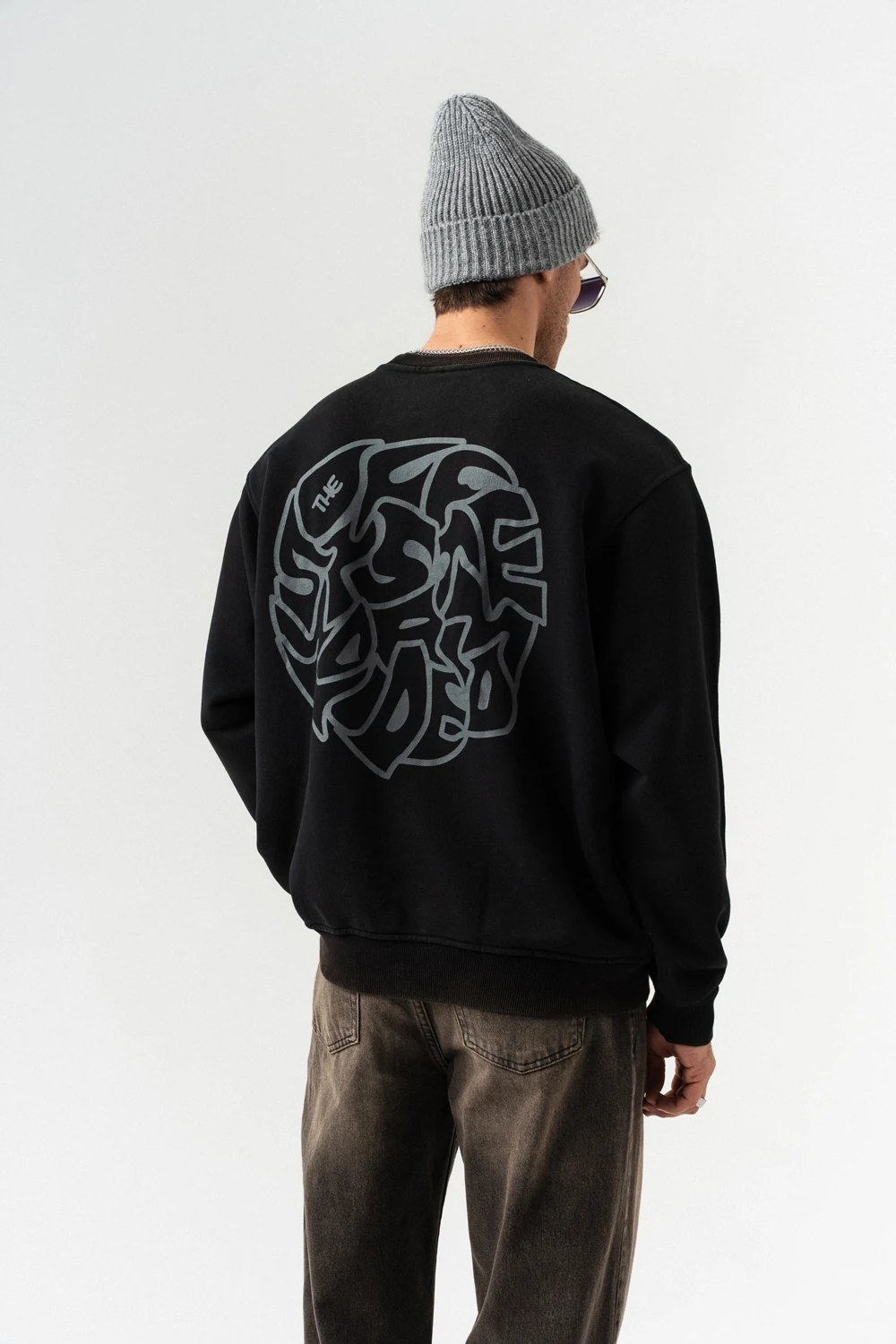 Shape World Bisiklet Yaka Sweatshirt