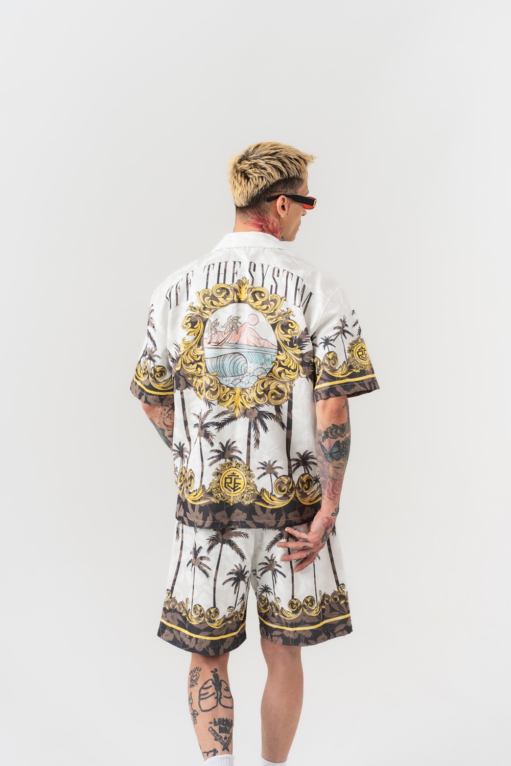 Fallpalm Oversize Gömlek ve Şort Takım
