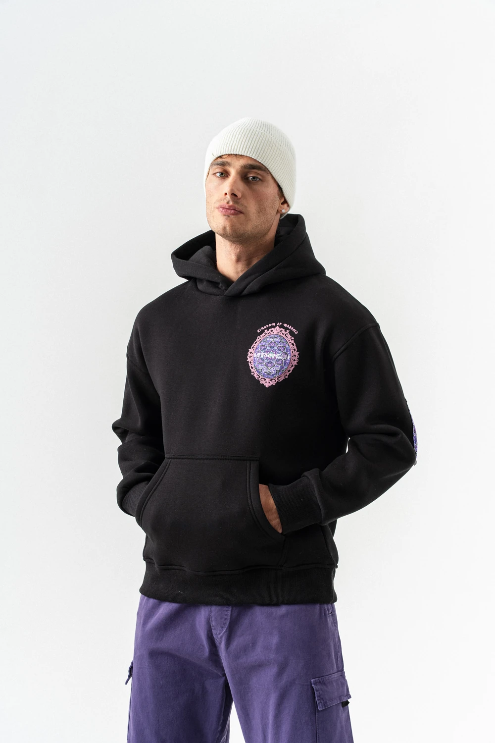 Marrakech Nakış ve Patch Detay Sweatshirt Hoodie