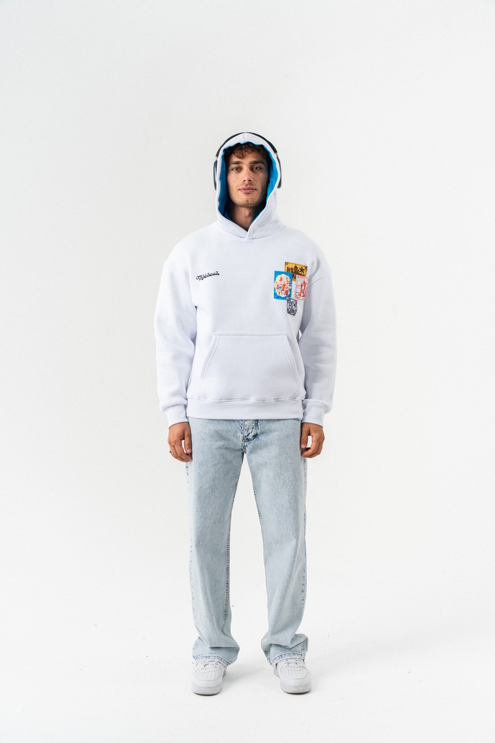 Morocco Nakış ve Patch Detay Sweatshirt Hoodie