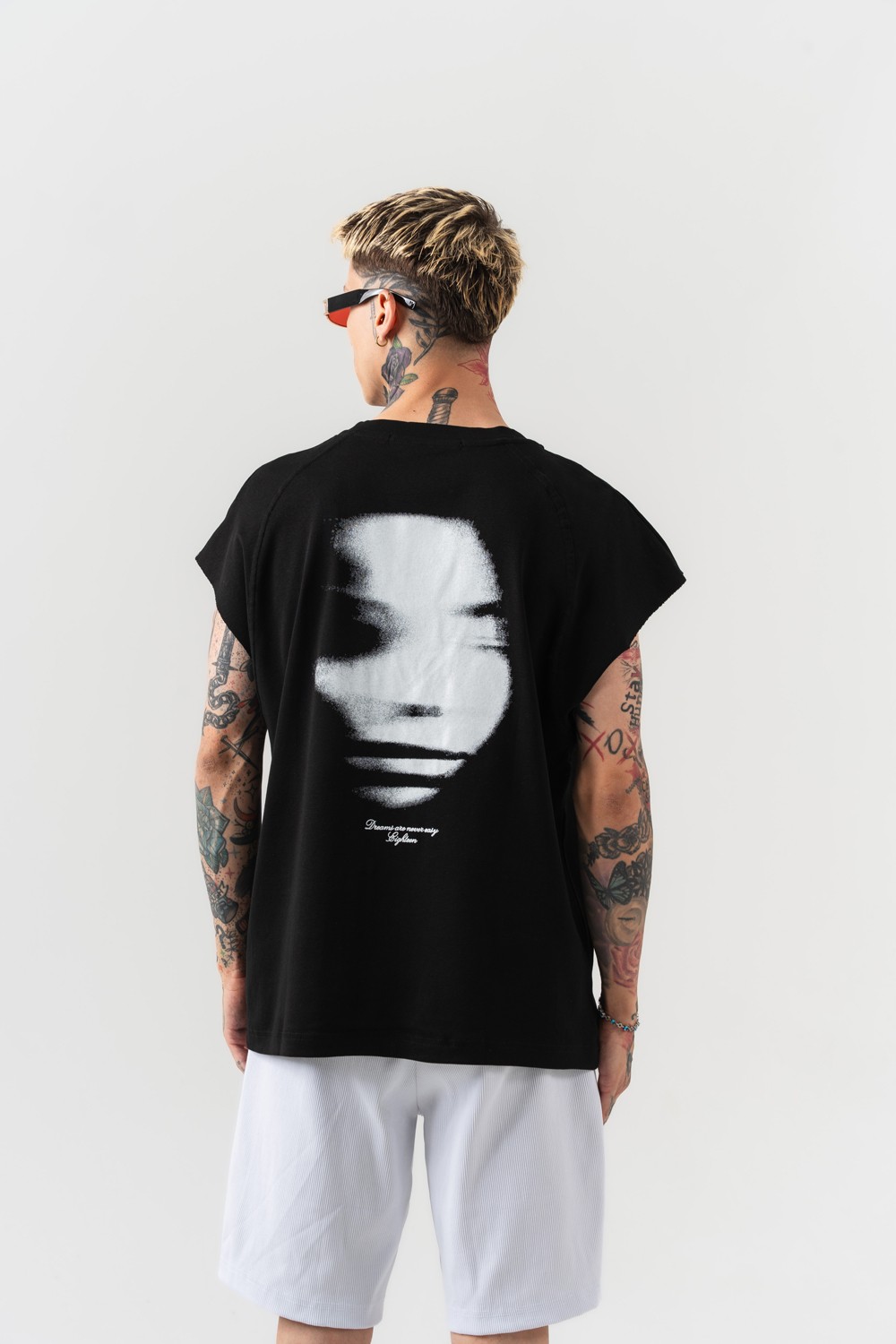 Foggy Pulse Kolsuz Oversize T-shirt