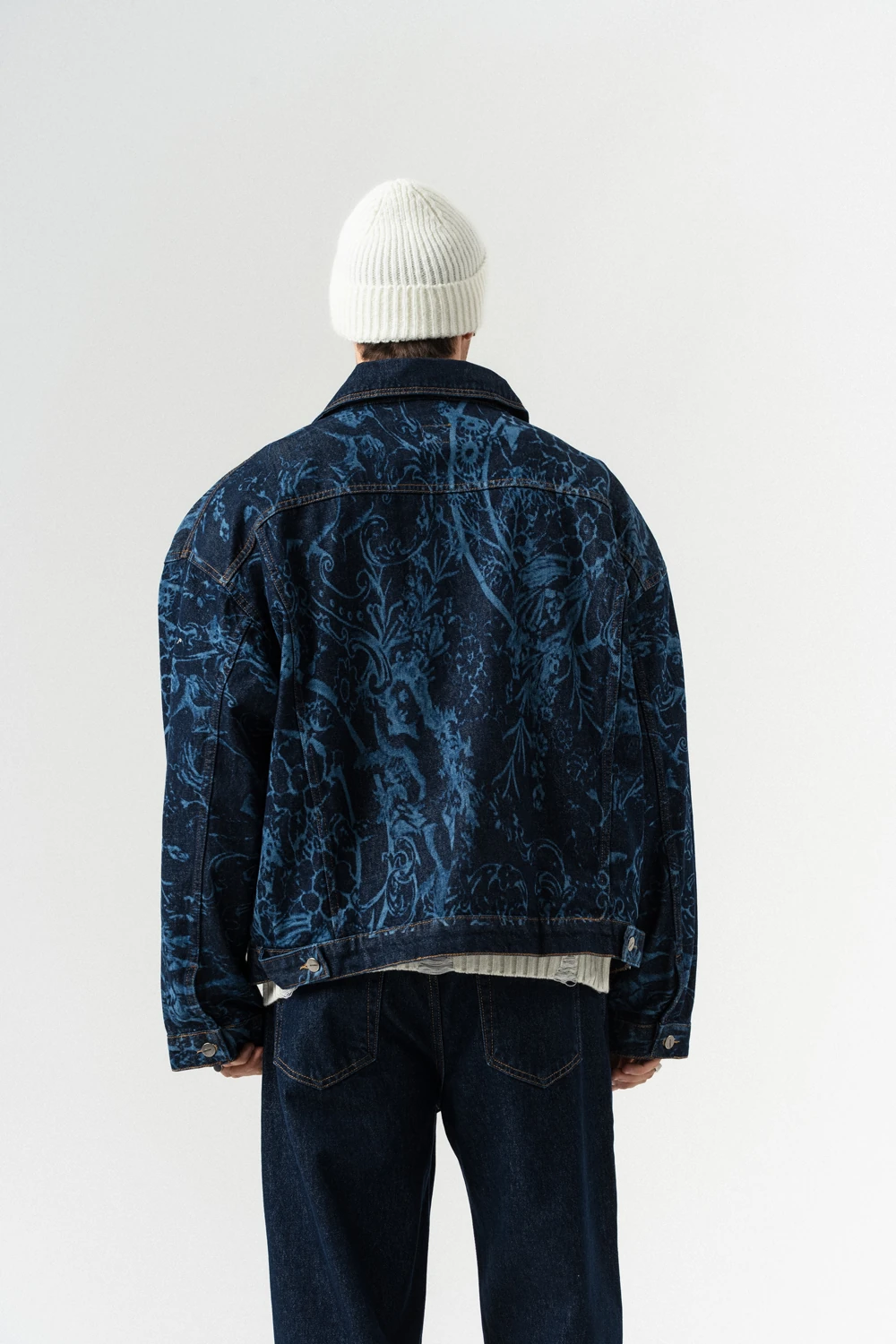 Angel Double Cep Detaylı Jean Ceket