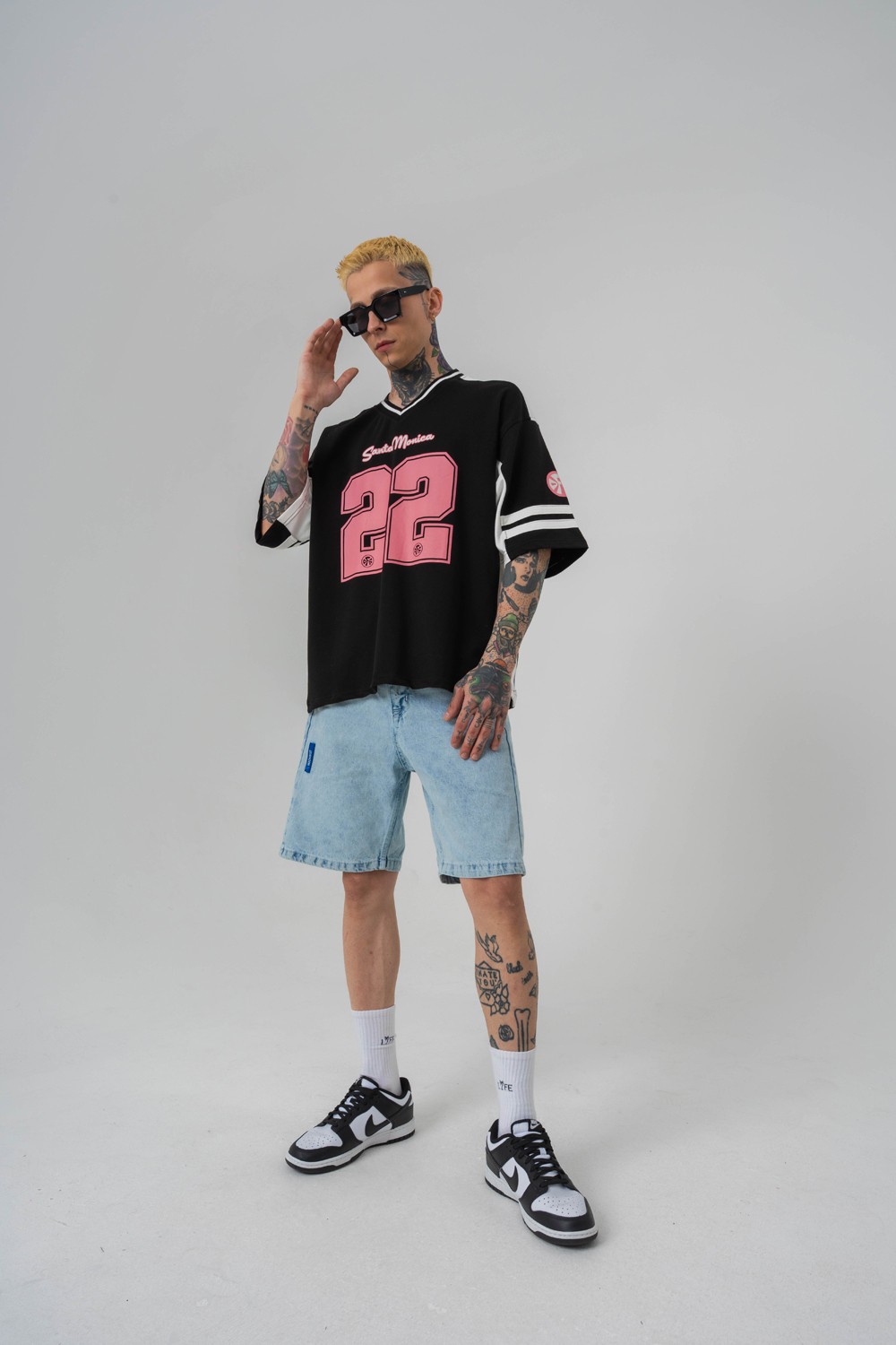 Santa Monica 22 V Yaka Oversize T-shirt