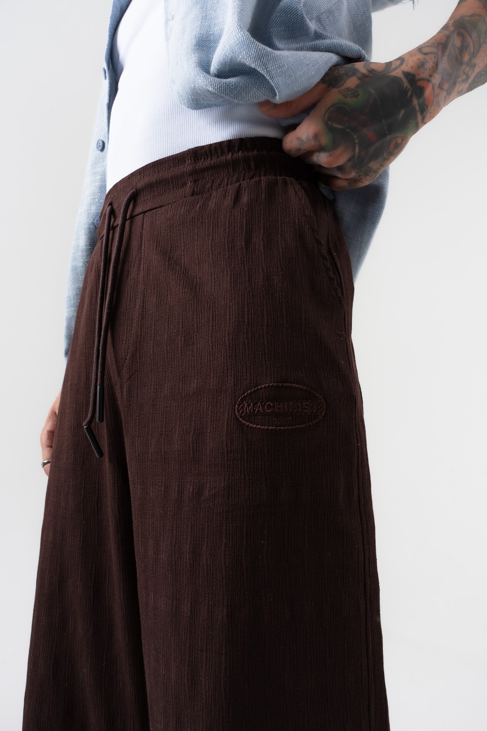Traveler Keten Baggy Pantolon