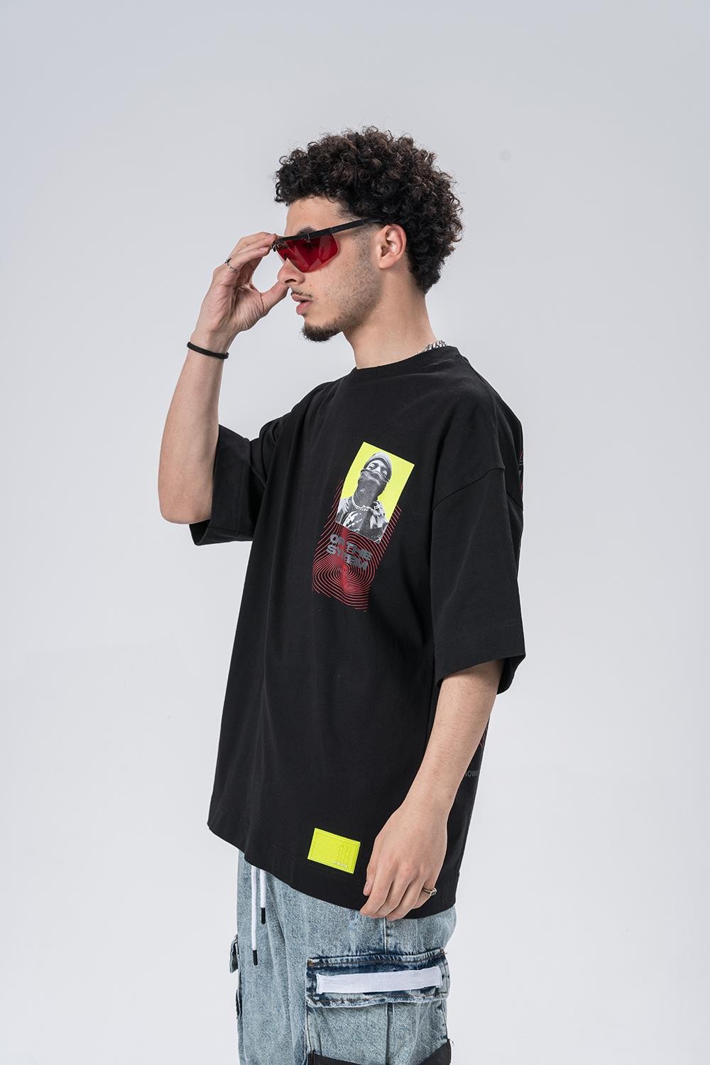 Progress  Bisiklet Yaka Oversize T-shirt