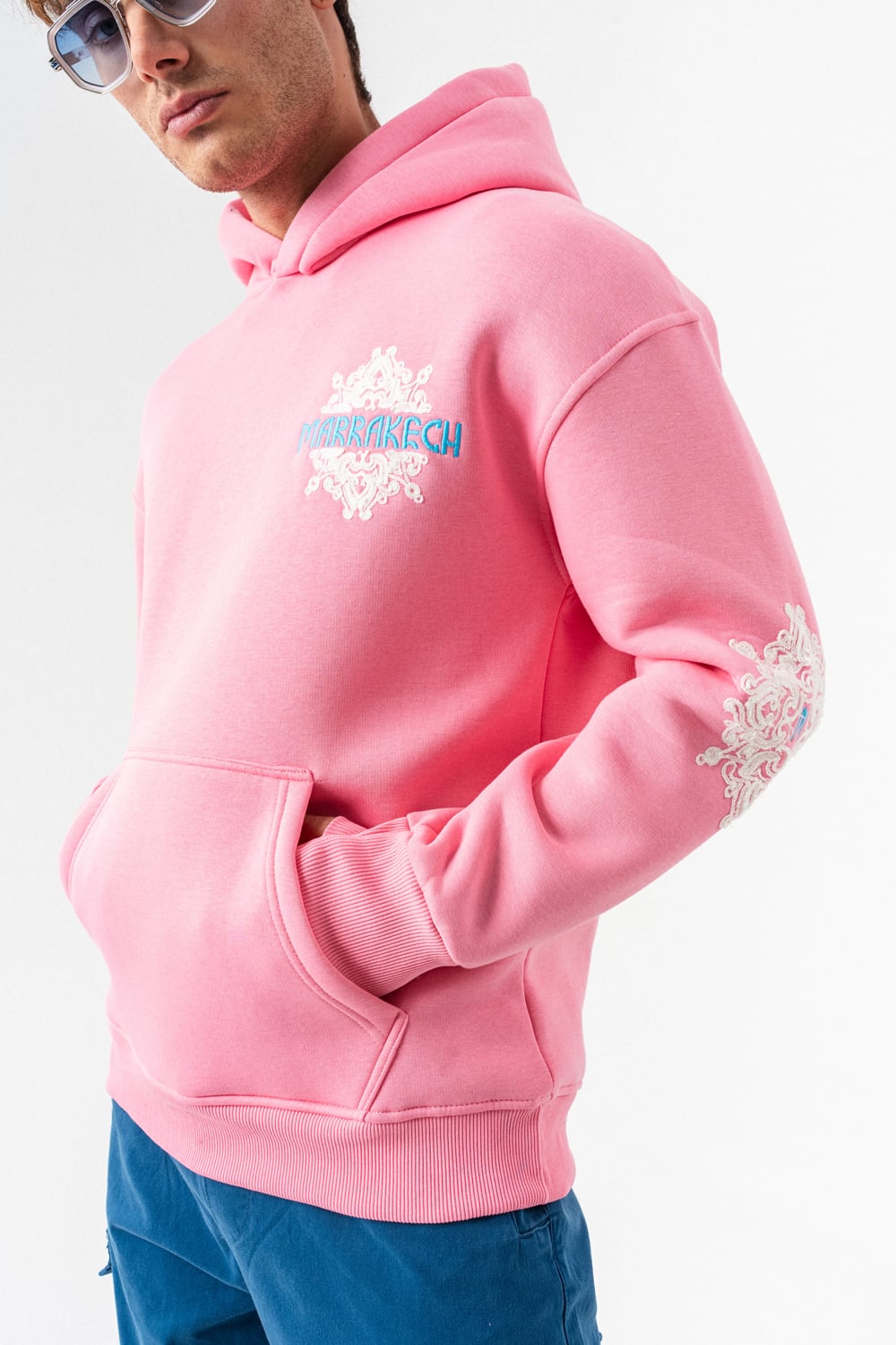 Marrakech Nakış ve Patch Detay Sweatshirt Hoodie