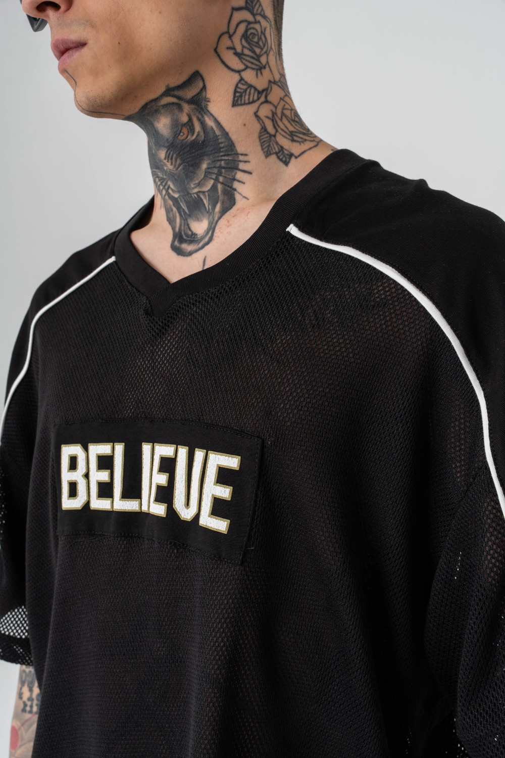 Believe Örme Kumaş Oversize T-shirt