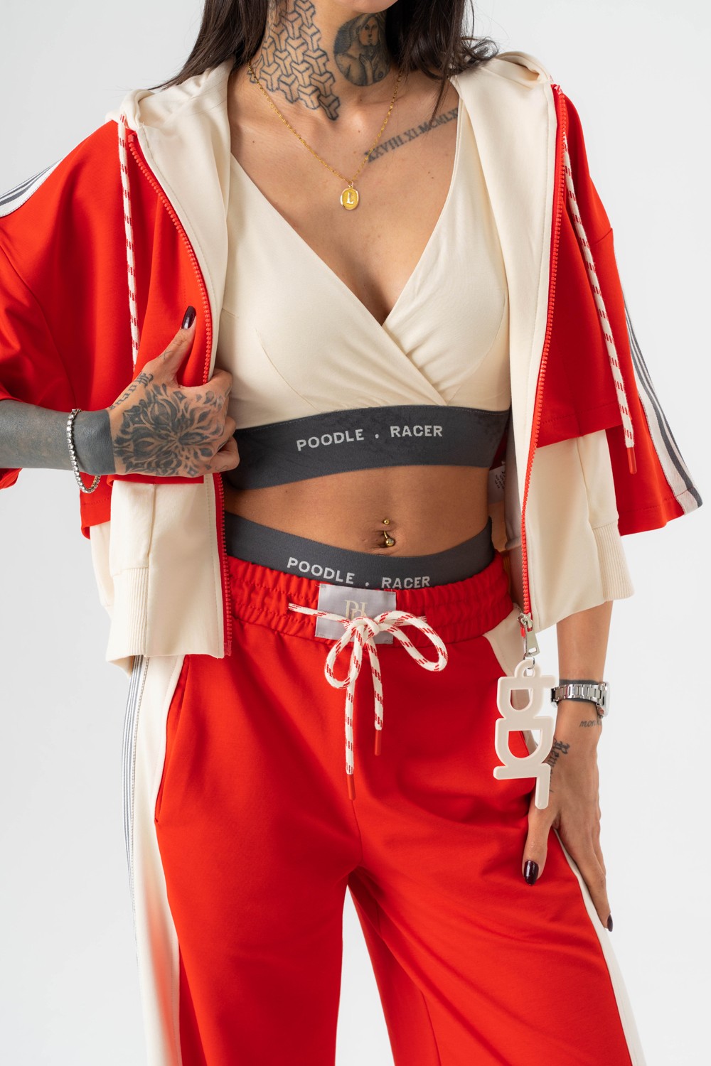 Wild Ease Crop ve Kapüşonlu T-shirt Bir Arada İkili Set