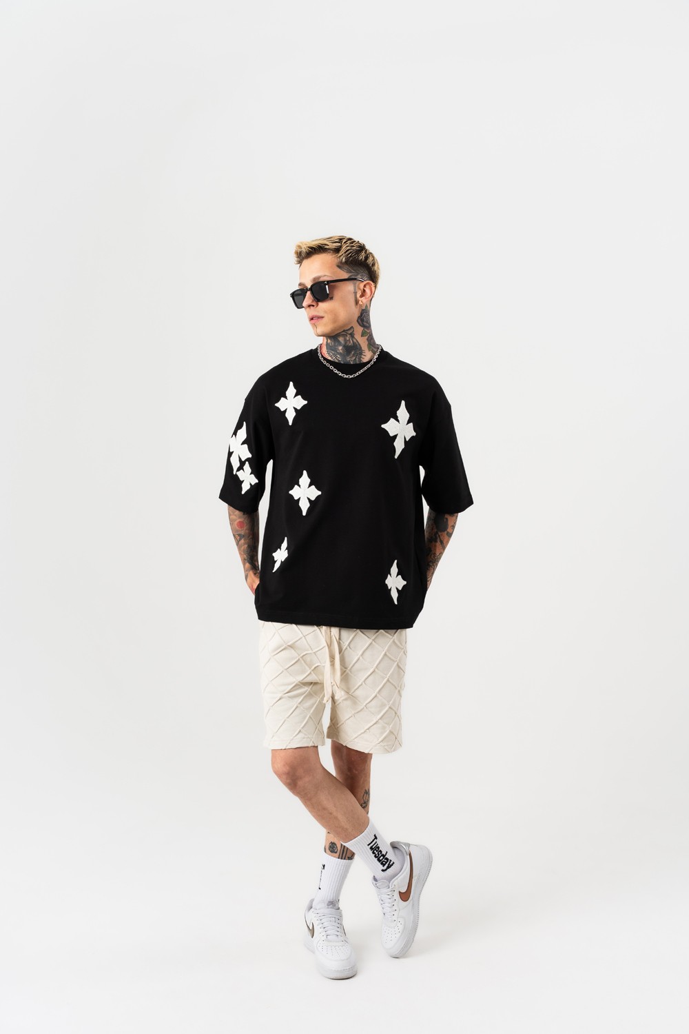 Starpiece Nakış Detaylı Oversize T-shirt