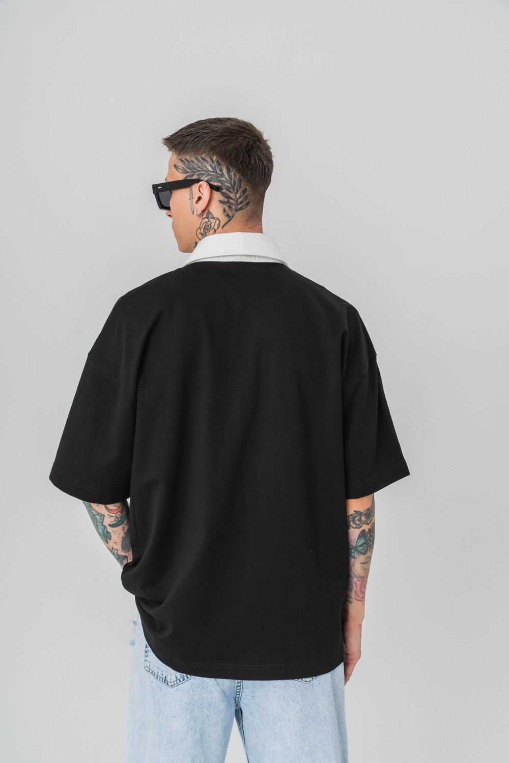 Family Polo Yaka Oversize T-shirt