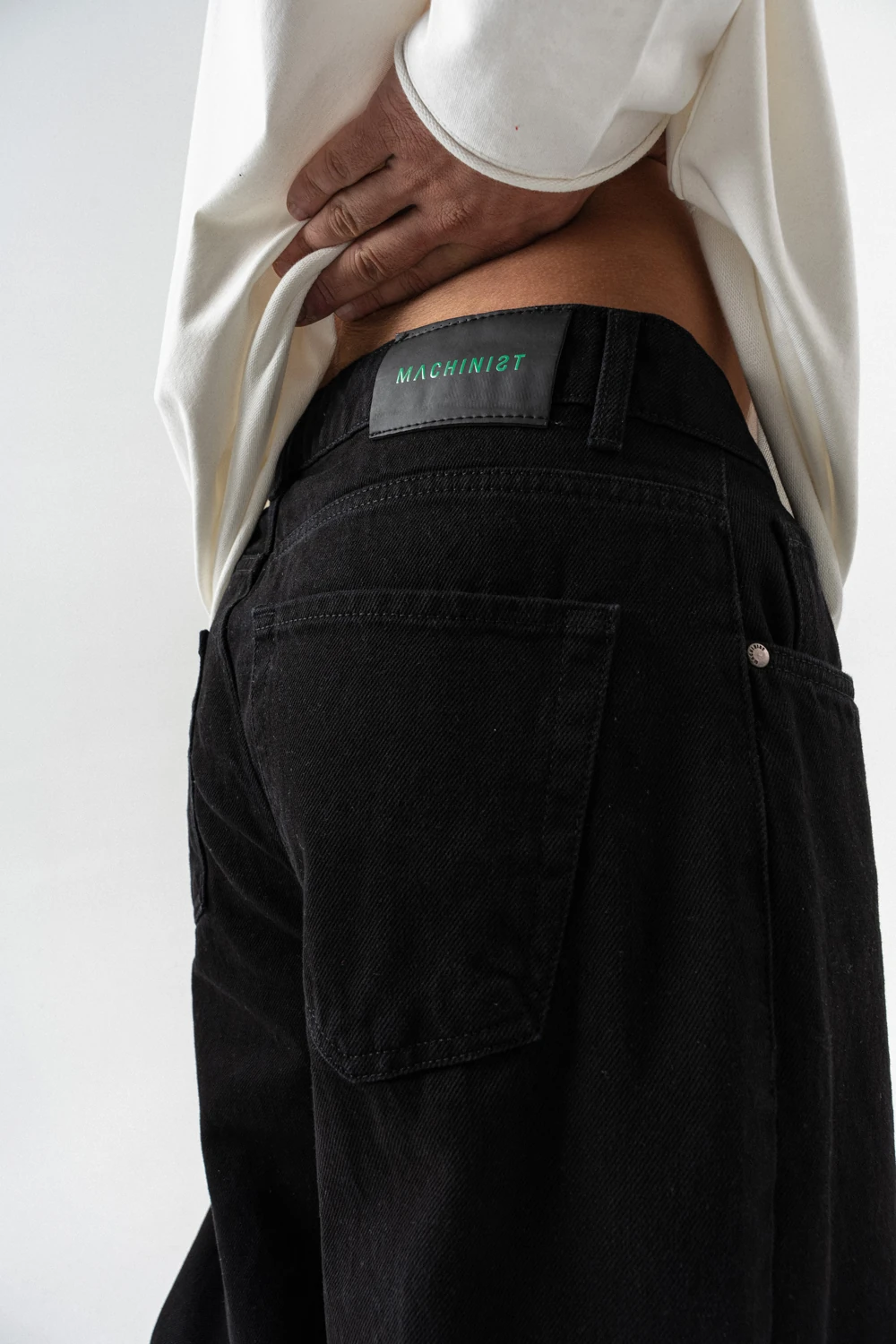 Nightgrid Jean Baggy Pantolon